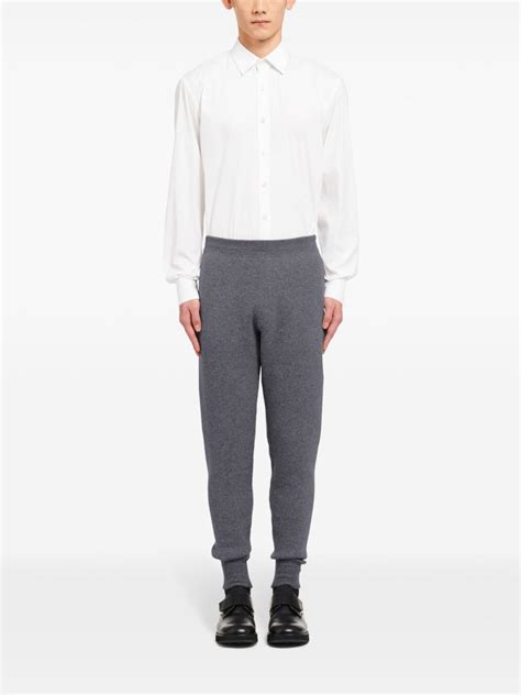 New Prada Tapered Track Pants – Ultimate Detail & Comfort